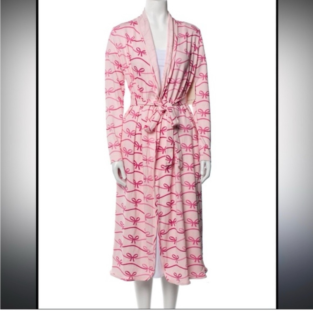Monica + Andy x Paris Hilton
Cotton Pink Bows Robe Intimates Sleepwear NWT